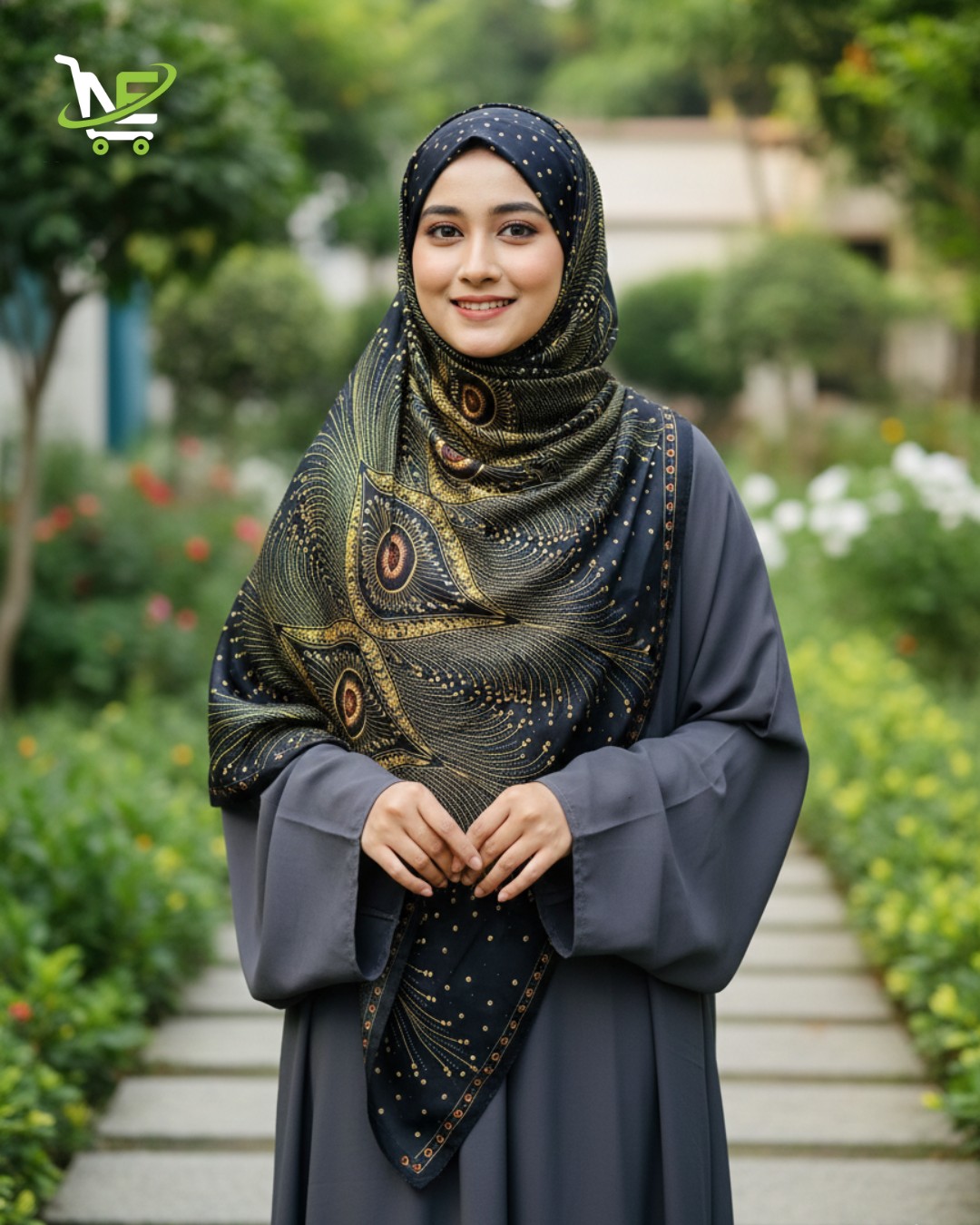 Patterned Hijab